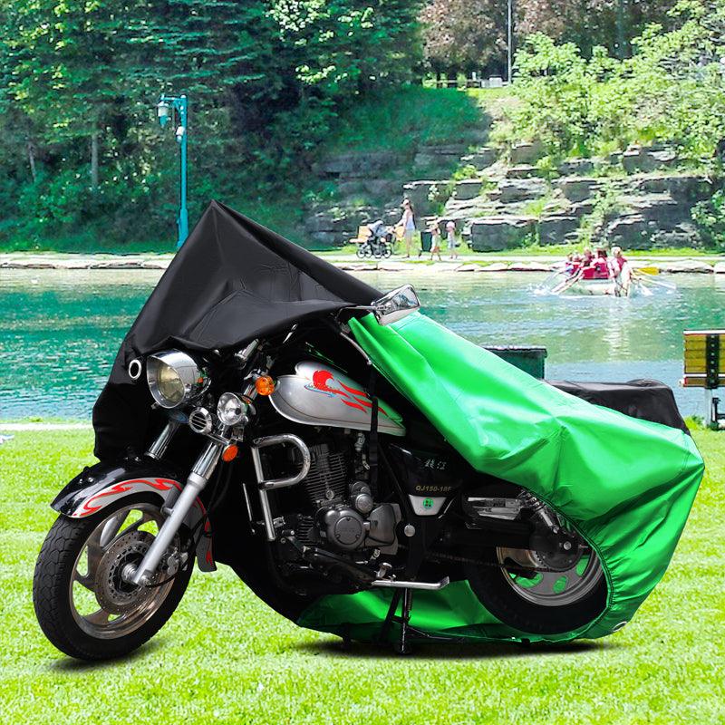 210D Black Orange Motorcycle Cover - Outdoor Motocycle Cover - XYZCTEM® - XYZCTEM