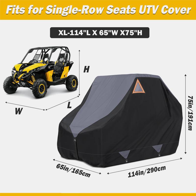 XL Size Single Row Seats UTV Cover - XYZCTEM®