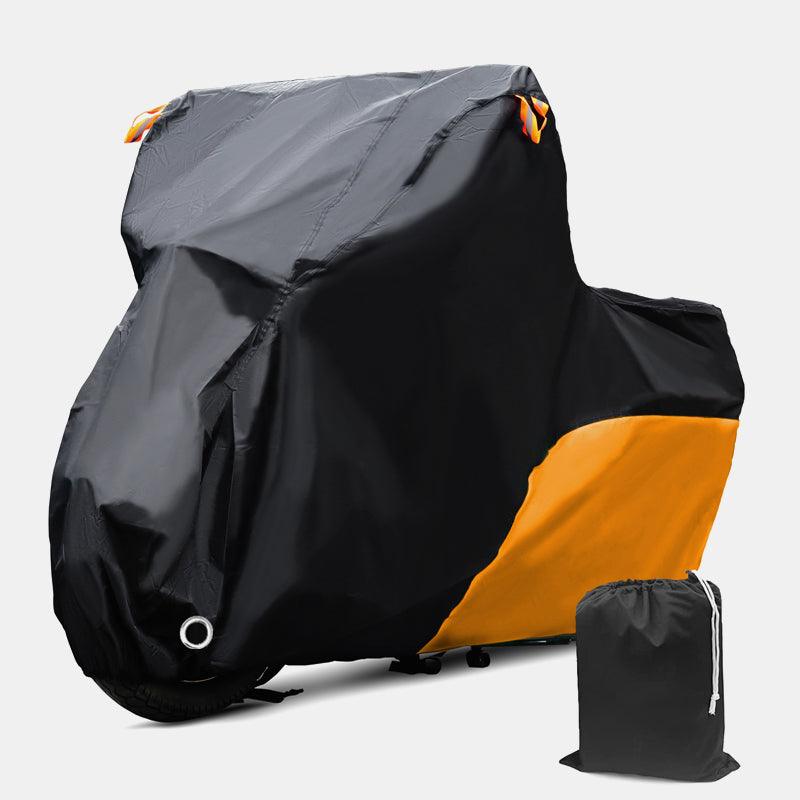 210D Black Orange Motorcycle Cover - Outdoor Motocycle Cover - XYZCTEM® - XYZCTEM