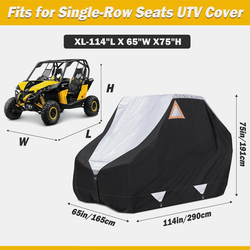 XL Size Single Row Seats UTV Cover - XYZCTEM®