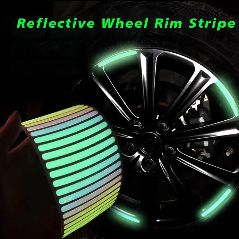40Pcs Wheel Rim Tape Reflective Stripes - XYZCTEM® - XYZCTEM