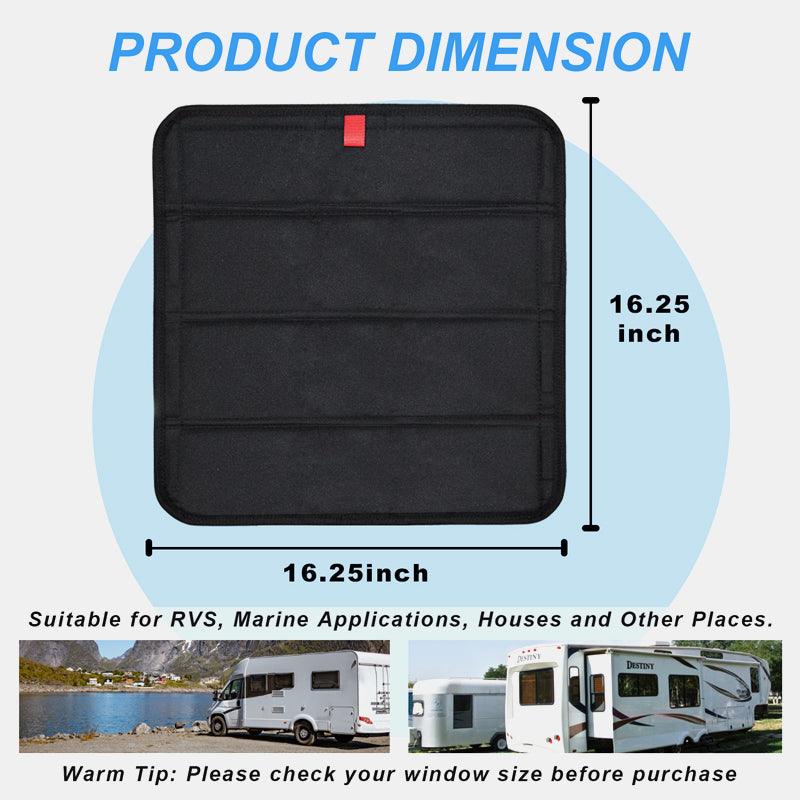 RV Door Window Shade Oxford Cloth RV Blackout Window Cover