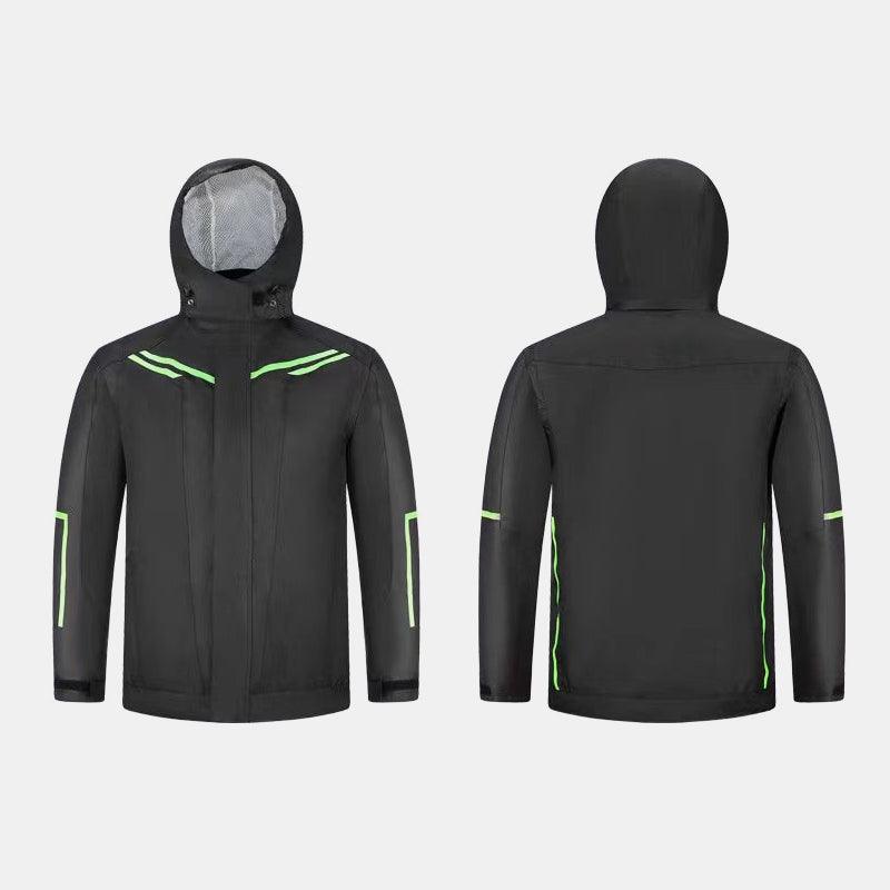 Red motorcycle rain suits - XYZCTEM