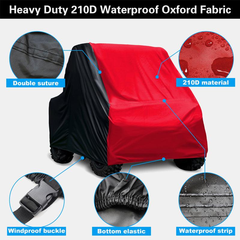 Red utv cover - XYZCTEM