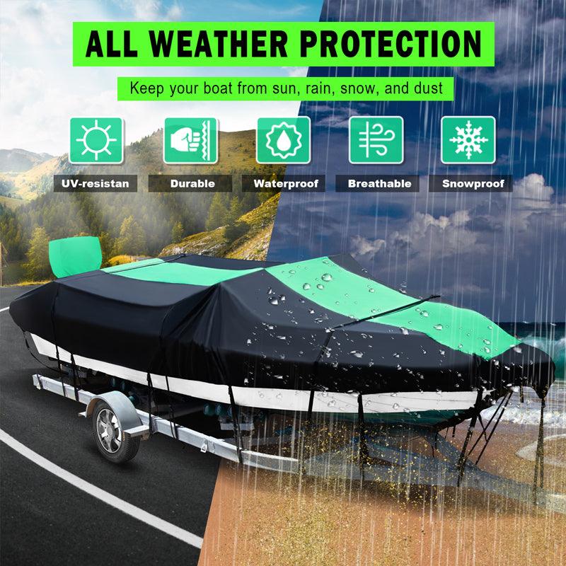 600D Boat Cover - Fishing Boat Cover - XYZCTEM® - XYZCTEM