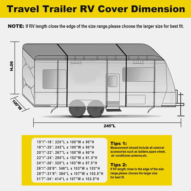 300D Waterproof Breathable RV Cover- XYZCTEM®