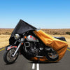 210D Black Orange Motorcycle Cover - Outdoor Motocycle Cover - XYZCTEM® - XYZCTEM